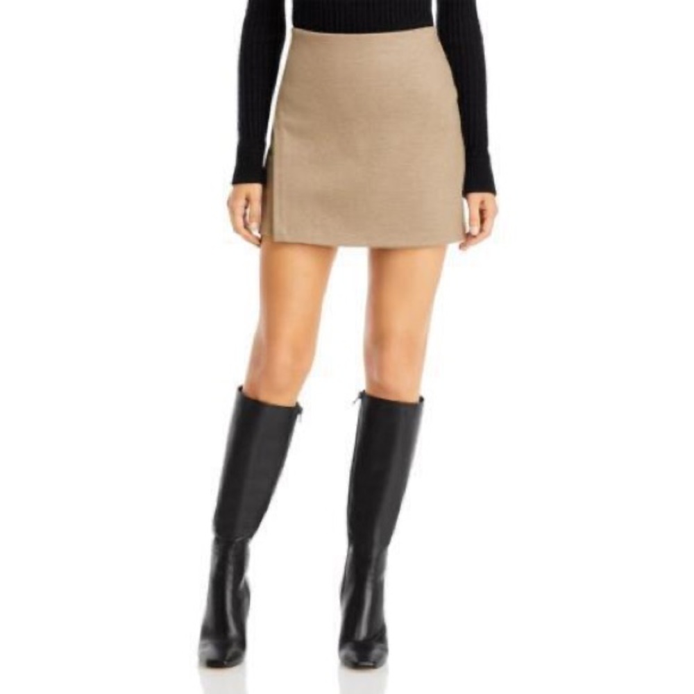 Vince Beige Mini Skirt